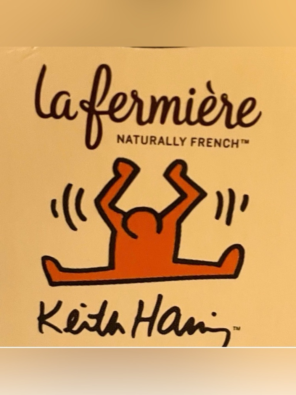 La Fermiere x Keith Haring Lavender Purple Terracotta Yogurt Pot